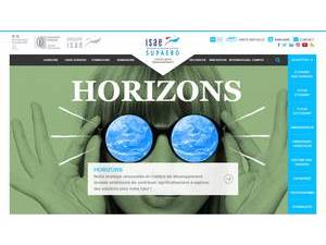 Institut Supérieur de l'Aéronautique et de l'Espace's Website Screenshot