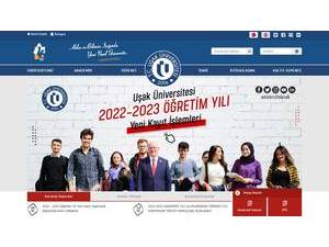 Usak Üniversitesi's Website Screenshot