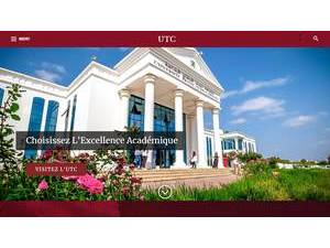 Université Tunis Carthage's Website Screenshot