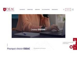 École Supérieure Privée des Etudes Administratives et Commerciales's Website Screenshot