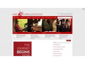 Caribbean Nazarene College's Website Screenshot