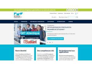 IMT Atlantique's Website Screenshot