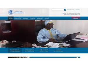 Université Dakar Bourguiba's Website Screenshot