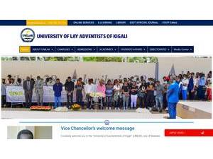 University of Lay Adventists of Kigali's Website Screenshot