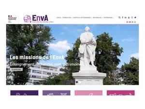 École Nationale Vétérinaire d'Alfort's Website Screenshot