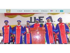 Evangelical University in Africa's Website Screenshot