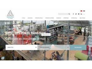 École des Ponts ParisTech's Website Screenshot
