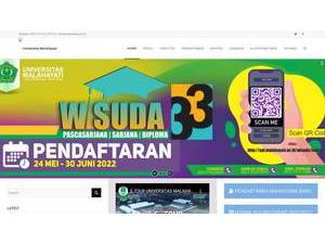 Universitas Malahayati's Website Screenshot