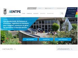 École Nationale des Travaux Publics de l'État's Website Screenshot