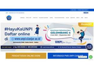 Universitas Putra Indonesia's Website Screenshot