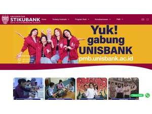 Stikubank University's Website Screenshot