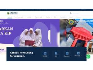 Gresik University's Website Screenshot