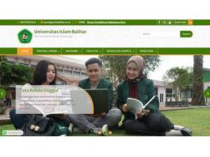 Universitas Islam Balitar's Website Screenshot