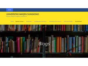 Universitas Mayjen Sungkono's Website Screenshot