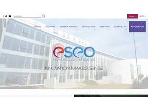 École Supérieure d'Électronique de l'Ouest's Website Screenshot
