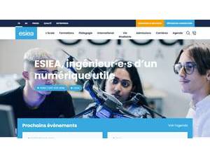 École Supérieure d'Informatique, Électronique, Automatique's Website Screenshot