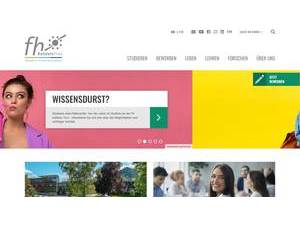 Kufstein University of Applied Sciences's Website Screenshot