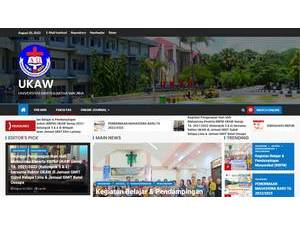 Artha Wacana Christian University's Website Screenshot