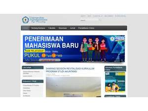 Universitas Antakusuma's Website Screenshot