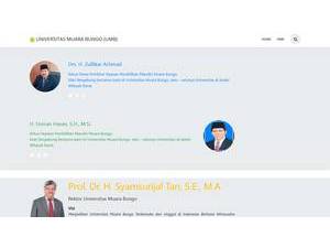 Universitas Muara Bungo's Website Screenshot