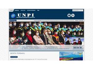Pembangunan University of Indonesia's Site Screenshot