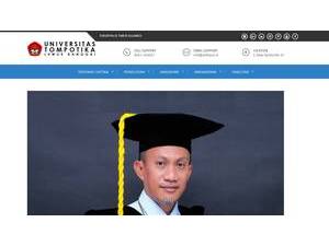 Universitas Tompotika's Website Screenshot