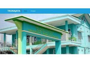 Universitas Trunajaya's Website Screenshot