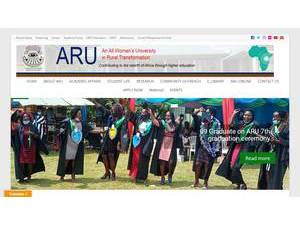African Rural University's Website Screenshot
