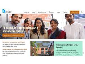 Azim Premji University's Website Screenshot