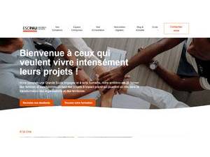 École Supérieure de Commerce de Pau's Website Screenshot