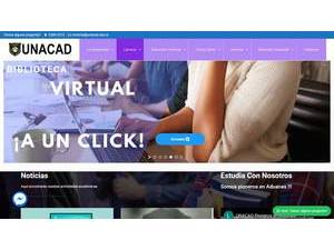 Universidad de Administración, Comercio y Aduana's Website Screenshot