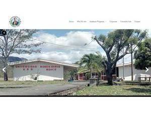 Universidad de Rubén Darío's Website Screenshot