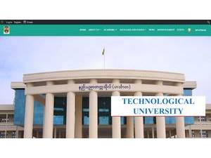 နည်းပညာတက္ကသိုလ်(ဟင်္သာတ)'s Website Screenshot