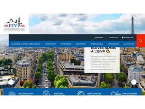 Paris School of Engineering's Website Screenshot