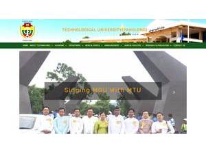 Technological University, Panglong's Website Screenshot