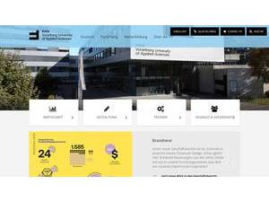 Vorarlberg University of Applied Sciences's Website Screenshot