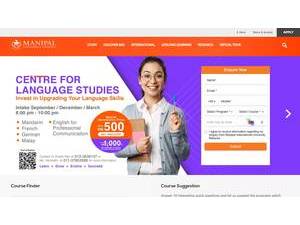 Manipal International University's Website Screenshot