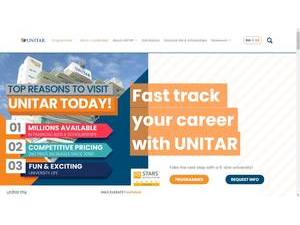UNITAR International University's Website Screenshot
