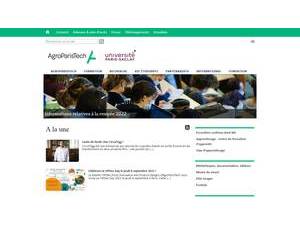 AgroParisTech's Website Screenshot