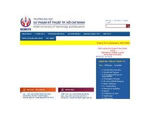 Ho Chi Minh City University of Technology and Education's Website Screenshot