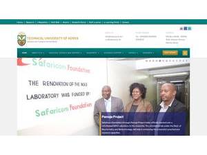 Technical University of Kenya's Website Screenshot