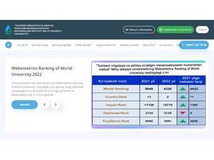 Tashkent Institute of Irrigation and Agricultural Mechanization Engineers's Website Screenshot