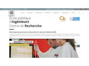 École Nationale Supérieure d'Ingénieurs de Caen's Website Screenshot