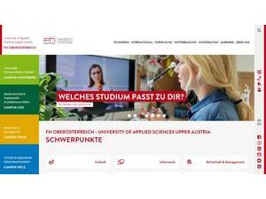 FH Oberösterreich's Website Screenshot