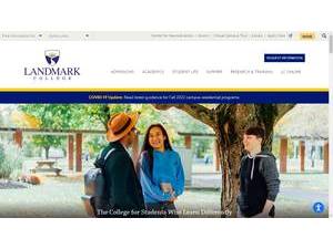 Landmark College's Website Screenshot