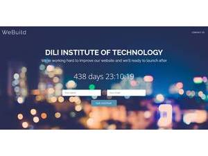 Dili Institute of Technology's Website Screenshot