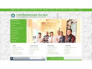 Universidade da Paz's Website Screenshot