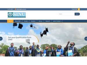 Solomon Islands National University's Website Screenshot