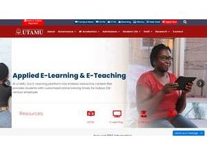 Uganda Technology and Management University's Website Screenshot