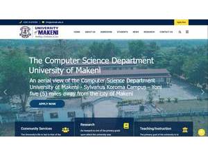 University of Makeni's Website Screenshot
